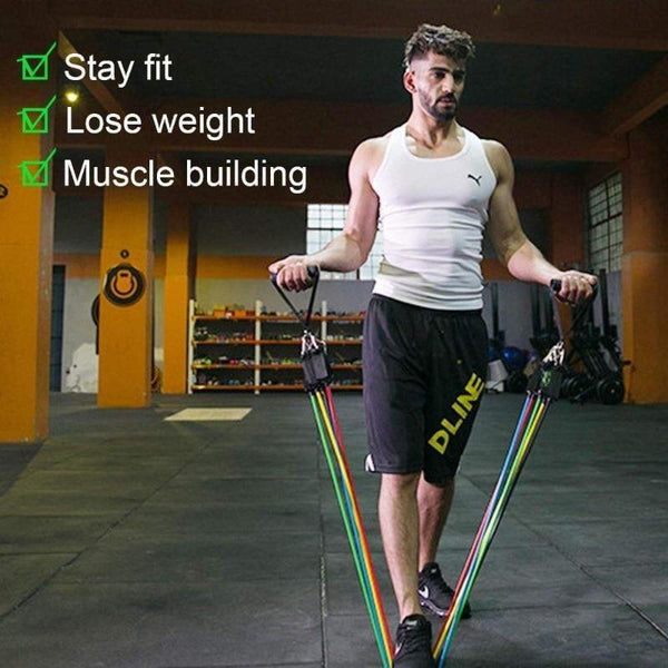 GYM TRAINING RESISTANCE BAND SET