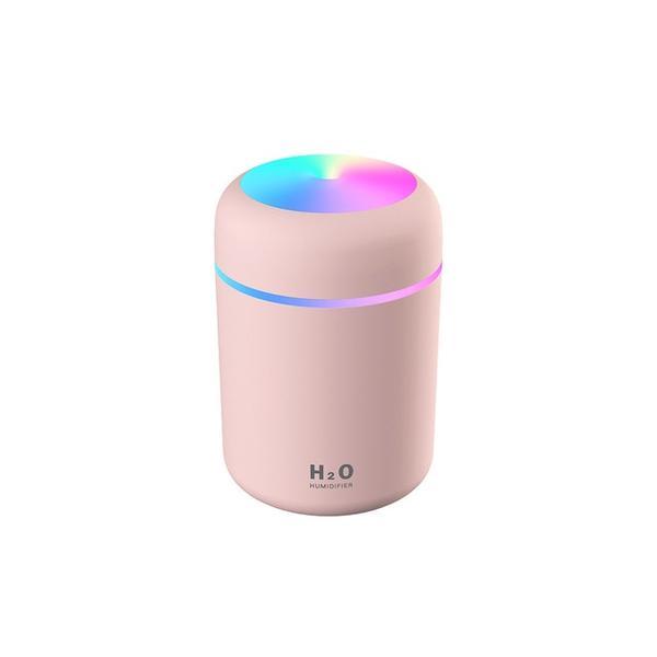 Portable H2O Ultrasonic Air Humidifier with Romantic Light