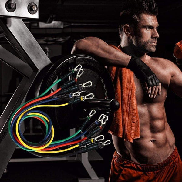 GYM TRAINING RESISTANCE BAND SET