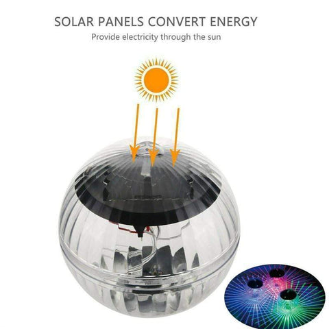 Solar Floating Swimming Pool Disco Lights