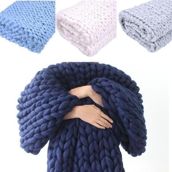 Chunky Knit Blanket