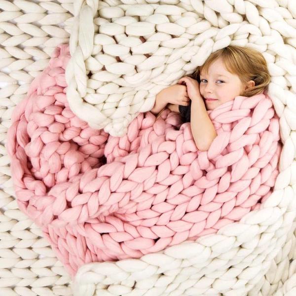 Chunky Knit Blanket