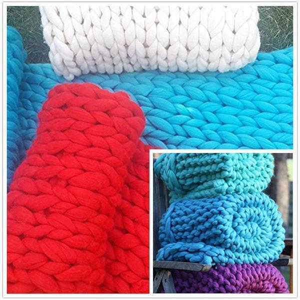 Chunky Knit Blanket