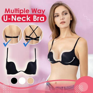 U-NECK UNDERWIRE PLUNGE BRA