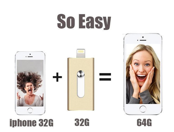 Mobile USB Flash Drive For Iphone And Android Devices