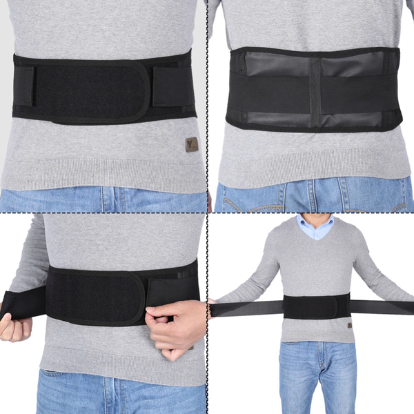 Magnetic & Heat Therapy Lumbar Support - Tourmaline Self Heating Belt
