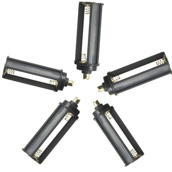 3 AAA Battery Holder Case Box Cylindrical For Tactical 18650 LED Flashlight