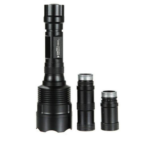 Super Bright Tactical CREE XML 12x T6 LED Flashlight + 3x 18650 Battery+ Charger