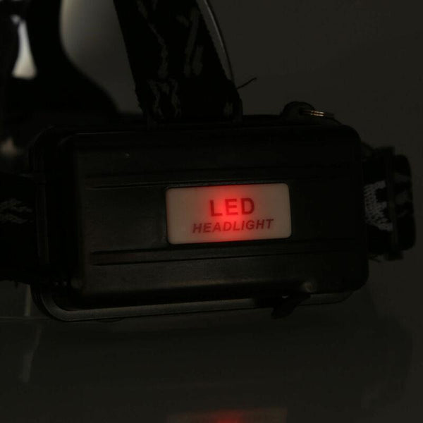 Zoomable Headlamp T6 LED Headlight Flashlight +Charger+18650 Battery