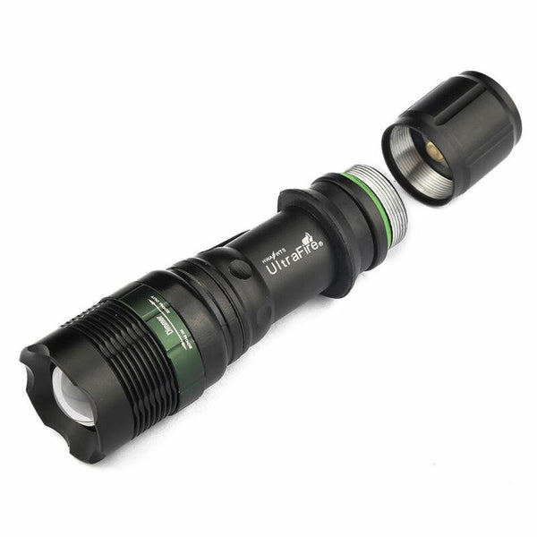 10 Sets Tactical 900 Lumen T6 Zoomable 18650 LED Flashlight