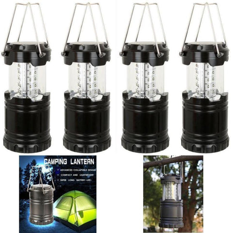 4 Count Collapsible LED Emergency Lamp