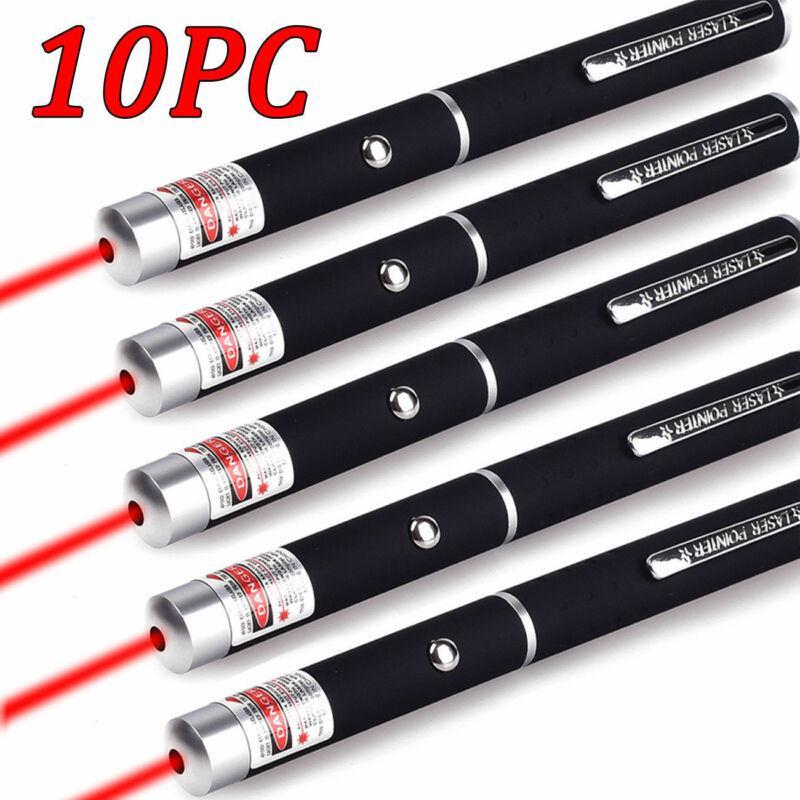 10x Red Laser Pointer Pen Visible Beam Light 1mW 650nm Lazer