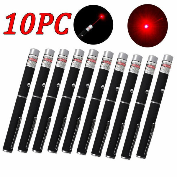 10x Red Laser Pointer Pen Visible Beam Light 1mW 650nm Lazer