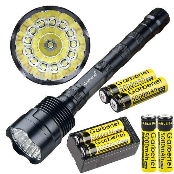 18000 Lumens Tactical 14x T6 5 Modes LED 18650 Flashlight