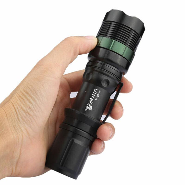 10 Sets Tactical 900 Lumen T6 Zoomable 18650 LED Flashlight