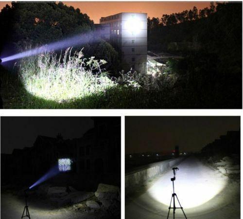 2 x Tactical 1500 Lumens 5 Modes T6 LED Flashlight +18650 Battery+ Charger