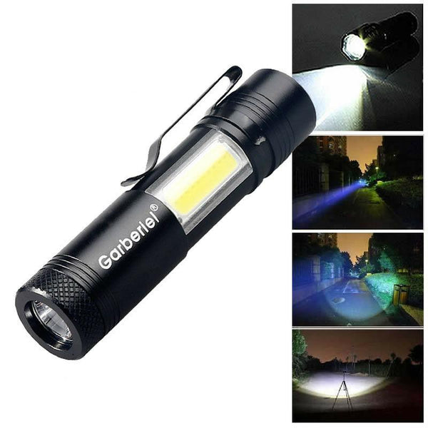 1500LM T6 LED 14500/AA Flashlight Waterproof Torch