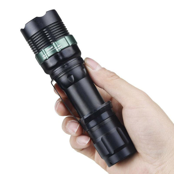 10 Sets Tactical 900 Lumen T6 Zoomable 18650 LED Flashlight