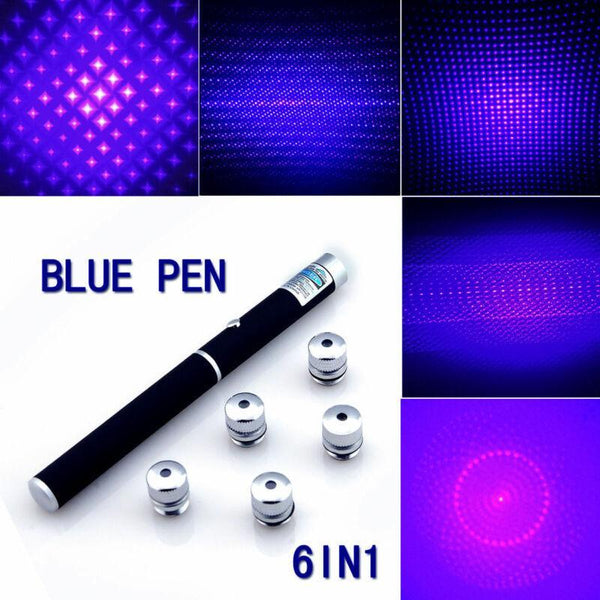 Laser Pointer Pen 5mw Beam - Red + Green + Blue