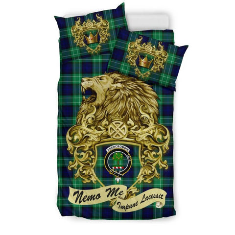 Scotland Lion Abercrombie Tartan Bedding Set K7