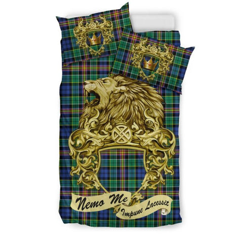 Scotland Lion Allison Tartan Bedding Set K7