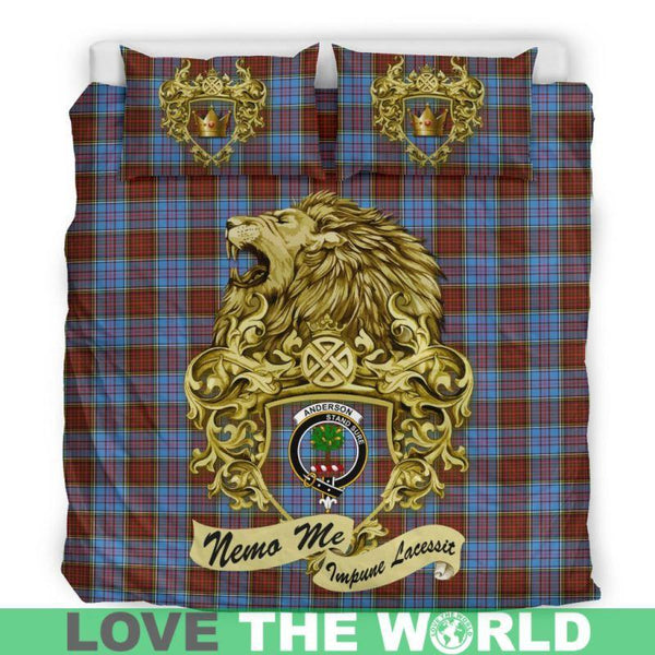Scotland Lion Anderson Modern Tartan Bedding Set K7