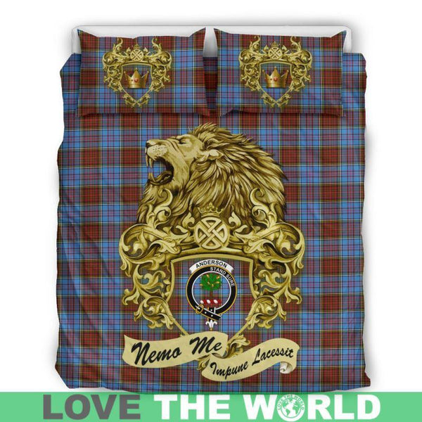 Scotland Lion Anderson Modern Tartan Bedding Set K7