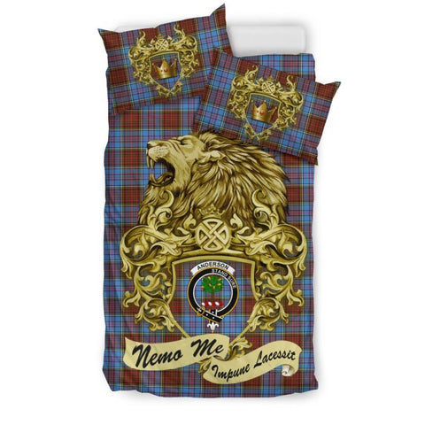 Scotland Lion Anderson Modern Tartan Bedding Set K7