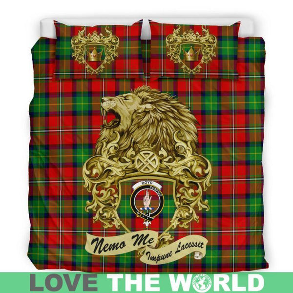 Scotland Lion Boyd Modern Tartan Bedding Set K7