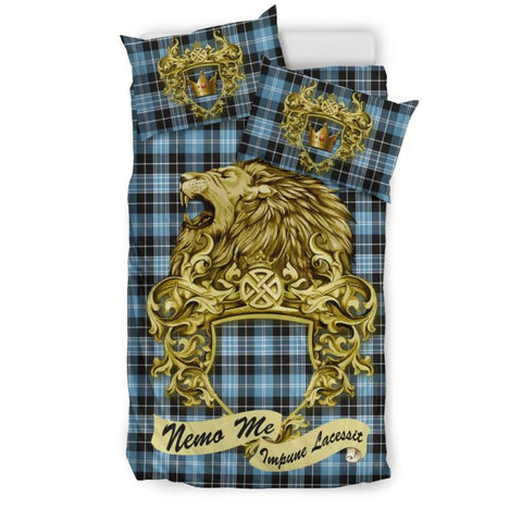 Scotland Lion Clark Ancient Tartan Bedding Set K7