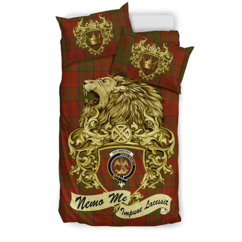 Scotland Lion Drummond Tartan Bedding Set K7