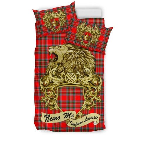 Scotland Lion Macbean Tartan Bedding Set K7