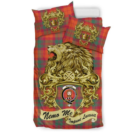 Scotland Lion Macnab Ancient Tartan Bedding Set K7