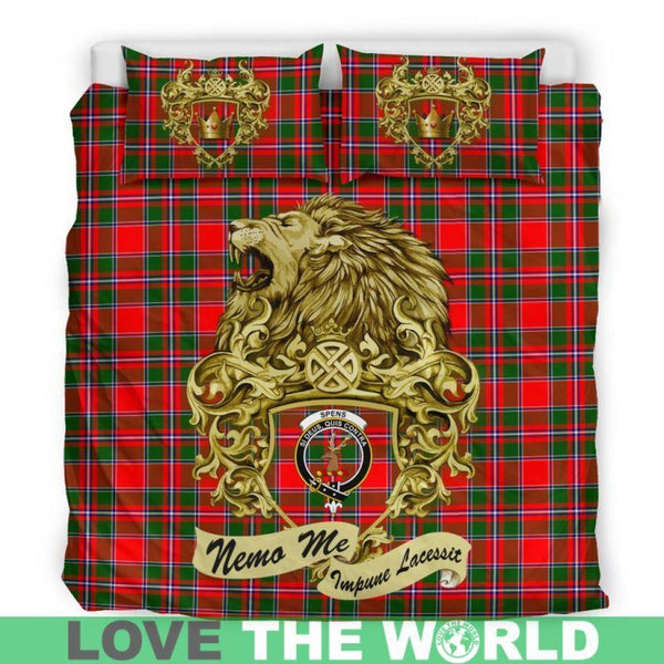 Scotland Lion Spens Modern Tartan Bedding Set K7