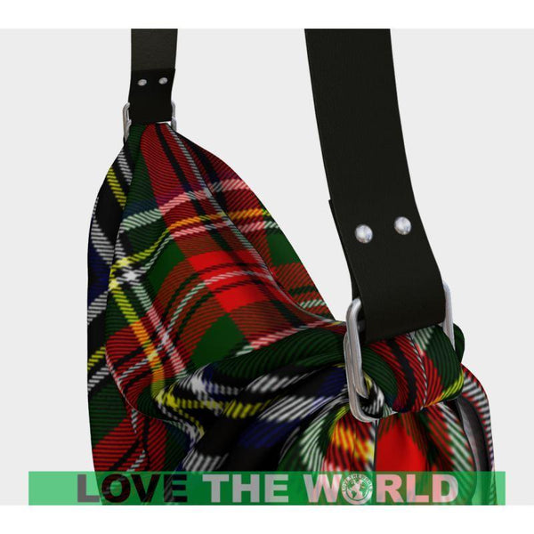 STEWART BLACK TARTAN ORIGAMI TOTE H5