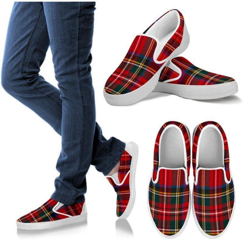 Tartan Slip Ons 01 - Men's - Bn