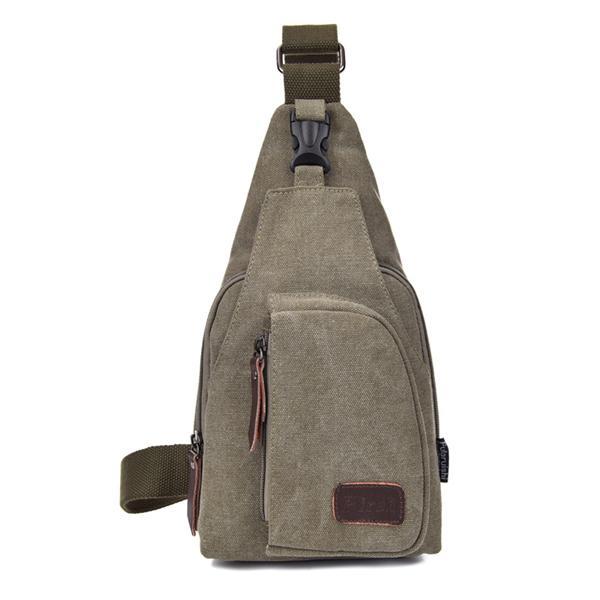 Canvas Multifunction Man Crossbody Bag