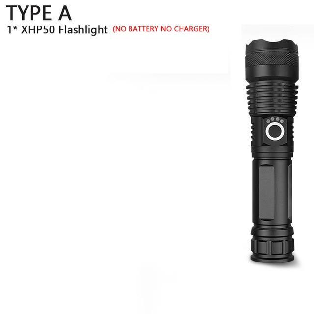 18000 Lumens XHP70.2 LED Flashlight