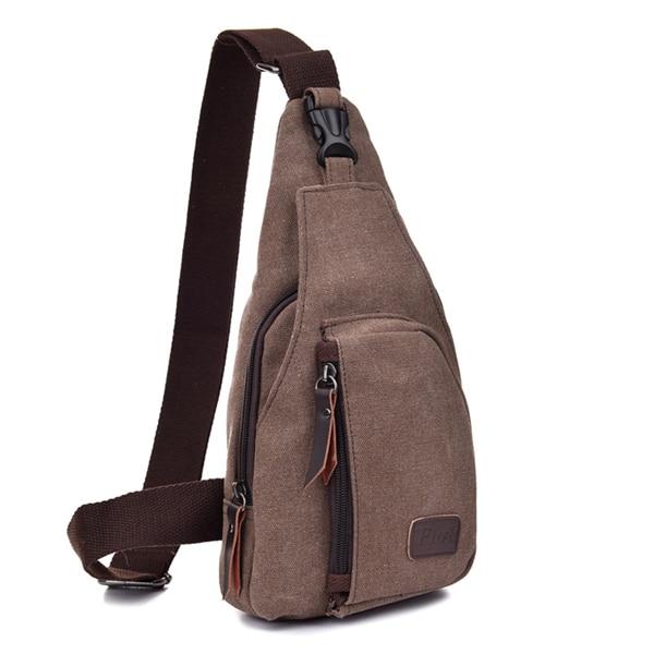 Canvas Multifunction Man Crossbody Bag