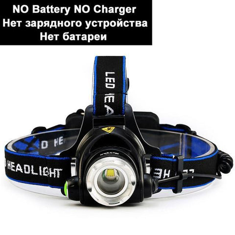 Rechargeable Waterproof Headlamps Flashlight