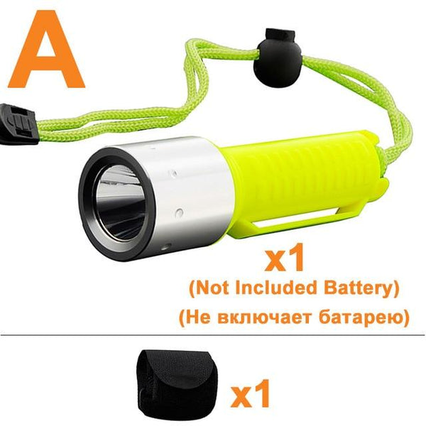 Professional Scuba 18650 Flashlight