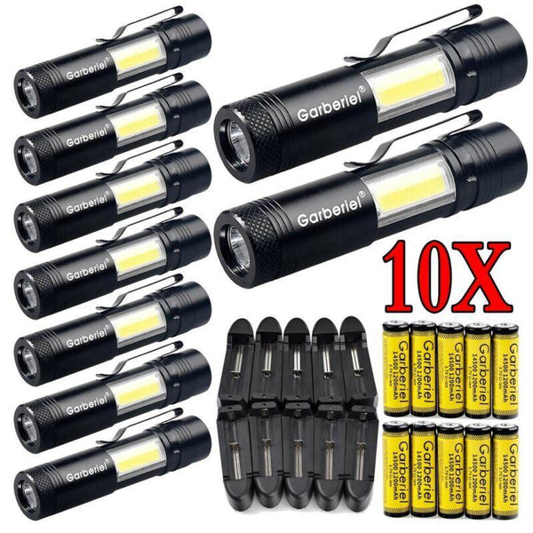 1500LM T6 LED 14500/AA Flashlight Waterproof Torch