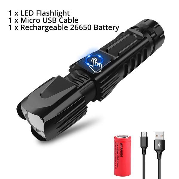 MINI Super Bright XHP90 Recharchable Flashlight