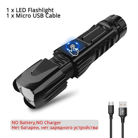 MINI Super Bright XHP90 Recharchable Flashlight