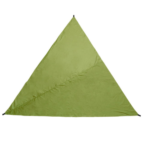 3m Triangular Waterproof Tent Sunshade Garden Patio Awning Canopy Sun Shelter - ArmyGreen