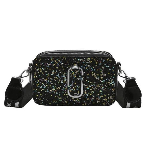 Ladies Sequin Square Bag