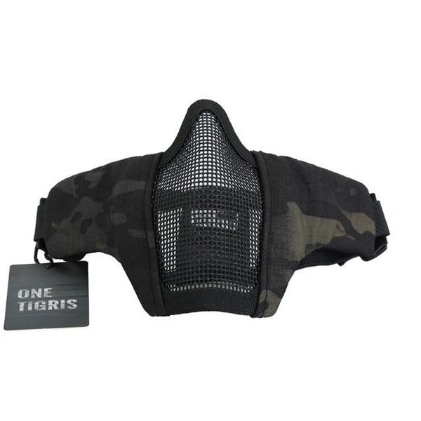 Tactical Foldable Half Face Mask Protective Mesh
