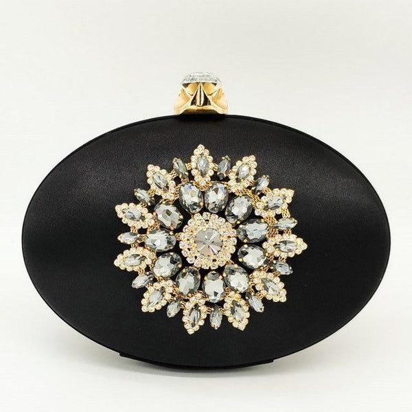 Flower Crystal Clutch