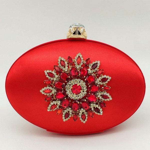 Flower Crystal Clutch