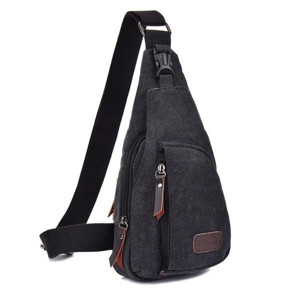 Canvas Multifunction Man Crossbody Bag